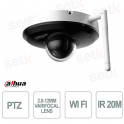 2MP WiFi Starlight IP PTZ camera WizSense dome varifocal 2.8-12 mm - Dahua