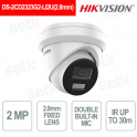 copy of Caméra IP Acusense 8 MP 4 mm avec éclairage hybride intelligent, audio intégré, IP67 - Hikvision