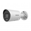 Telecamera Bullet IP 4MP ottica 2.8mm AcuSense con Smart Hybrid Light e Avviso Acustico - Hikvision