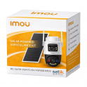 Kit double caméra Imou AOV - 1 caméra double AOV 10 MP avec batterie + 1 panneau solaire FSP008