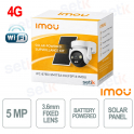 Kit Imou AOV PT : 1 caméra AOV PT à batterie 5 MP + 1 panneau solaire FSP14