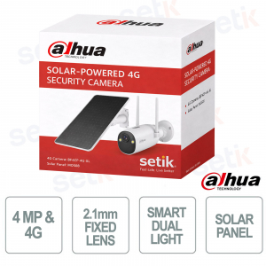 Kit/BF4CP-4G-XL/M0508 Caméra IA 4 MP avec objectif 2,1 mm et 4G - Dahua