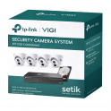 Kit videosorveglianza – 1 NVR + 4 telecamere Dome + 1 Hard disk 1TB - Vigi