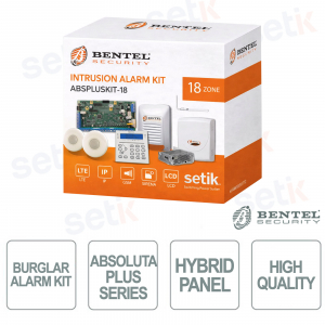 Bentel Professional Home Alarm Kit Absoluta Plus ABS18 Zones + Perimeter Sensors
