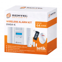 Kit Centrale Wireless Completo PIR 64 Zone - Antifurto Sicurezza - Bentel