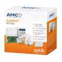 Kit antirrobo AMC - centralita híbrida 8/24 zonas cableadas - 64 radios