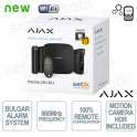 Ajax Starter Kit Cam Plus HDR Wireless senza fili GPRS / Ethernet 2SIM 4G HDR Black Version