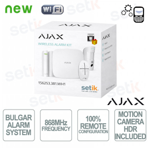 Ajax Starter Kit Cam HDR Wireless GPRS / Ethernet 2SIM 2G HDR White Version