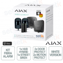 AJAX Professional Alarm Fiber Kit Wireless Ethernet - 2G - Black