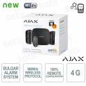 Kit de démarrage AJAX 4G sans fil GPRS/Ethernet - 4G - Noir