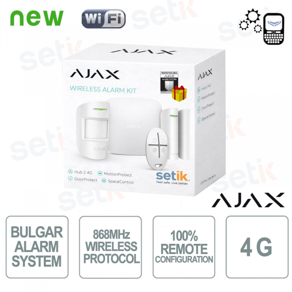 StarterKit 4G - Allarme Professionale Wireless senza fili 4G