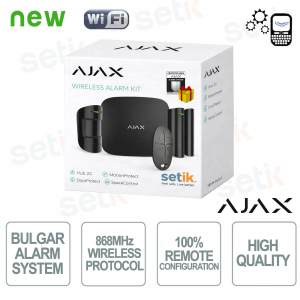 AJAX Professional Wireless GPRS / Ethernet Alarm Kit Black