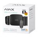 Kit de Alarma GPRS/Ethernet Inalámbrico Profesional AJAX Negro