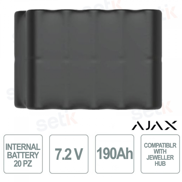 Batterie interne NB 7,2 V 190 Ah : Batterie longue durée pour Hub BP Jeweler