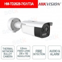 HM-TD2628-7/G1/T3A Termica Bi-Spectrum 5MP AI con Ottica Fissa 8mm e IP67 - Hikvision
