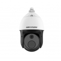 Caméra dôme thermique DS-2TD4228-10/S2 bispectrale 4 MP 32x IA avec IP66 et détection d'incendie - Hikvision