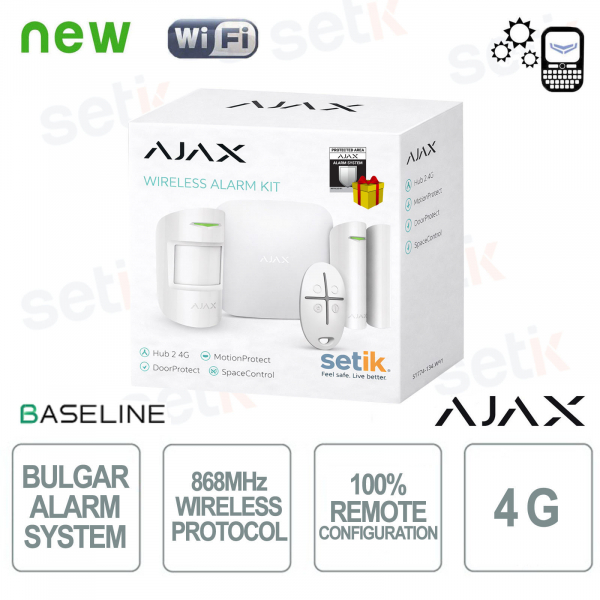 StarterKit 4G - Alarme sans fil 4G professionnelle