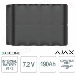Batterie interne NB 7,2 V 190 Ah : Batterie longue durée pour Hub BP Jeweler