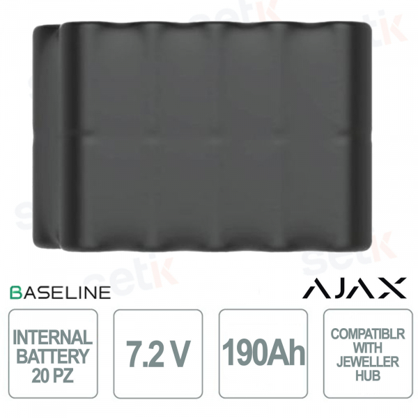 Internal Battery NB 7.2V 190Ah: Long-lasting Battery for Hub BP Jeweler