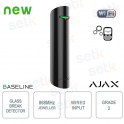 Ajax GlassProtect Jeweler Black: High-Precision Wireless Glass Breakage Sensor