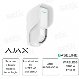 Ajax Curtain Outdoor - Wireless curtain motion detector