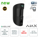 Ajax MotionCam HDR Jeweller Black – Wireless IR Motion Detector with HDR Photo Verification