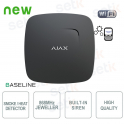 Ajax FireProtect Jeweller Black Wireless Smoke and Heat Detector with Integrated Alarm