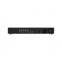 Ajax H2D8PAC 16-Channel 4K NVR with 8 PoE, AI, H.265, and 2 16TB HDDs, ONVIF, Black for Professional IP Video Surveillance