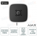 Ajax Superior StreetSiren DoubleDeck Fiber Black Siren 113 dB IP54 with Brandplate and 2000 m Fiber Communication