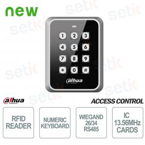 copy of Lector RFID Wiegand RS485 EM de 125KHz con teclado - Dahua