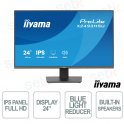 Monitor iiyama ProLite X2497HSU-B1 24" IPS Full HD 120Hz, USB Hub 4 porte, Flicker Free, Low Blue Light, HDMI, DisplayPort