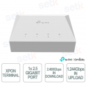 Terminal XPON XZ005-G6 avec port LAN 2,5GE, GPON 2,488 Gbit/s et gestion OMCI pour fibre optique FTTH haute performance