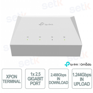Terminal XPON XZ005-G6 avec port LAN 2,5GE, GPON 2,488 Gbit/s et gestion OMCI pour fibre optique FTTH haute performance