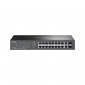 ES220GP 20-Port Gigabit Switch with 16 PoE+, 2 SFP Slots, SDN Cloud Management and 150W PoE Budget - Omada