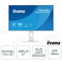 XB2797HSU-W1 27" IPS Full HD 120Hz, supporto ergonomico regolabile, USB Hub 4 porte, HDMI DisplayPort, Flicker Free - iiyama