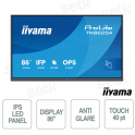 TN8605A-B1AG 86" 4K UHD Touch, OS-Free, 40 Touch Points, IPS 500 cd/m², Plug & Play for Meetings and Training - iiyama