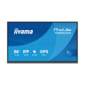 TN8605A-B1AG 86" 4K UHD Touch, OS-Free, 40 Touch Points, IPS 500 cd/m², Plug & Play for Meetings and Training - iiyama