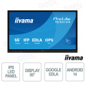 TE5513A-B2AG 55" 4K UHD, Google EDLA, Android 14, Touch 40 punti, WiFi-6E per scuola e aziende - iiyama