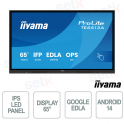 TE6513A-B2AG 65" 4K UHD, Google EDLA, Android 14, 40-point touch, WiFi-6E for schools and businesses - iiyama