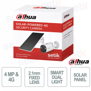 Kit/BF4CP-4G-XL/M0508 Caméra IA 4 MP avec objectif 2,1 mm et 4G - Dahua