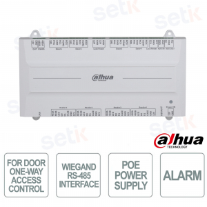 ASC4204B-S 4-Door Access Controller with Multi-Auth, PoE, 100,000 Users and Advanced Control - Dahua
