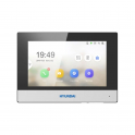 Moniteur IP Hyundai HYU-1043 à écran tactile 7 pouces avec audio intégré, 8 entrées d'alarme et connexion TCP/IP RJ45