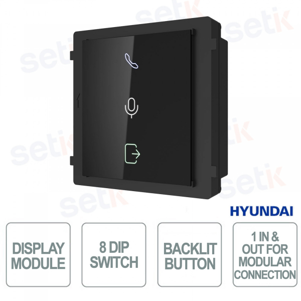 HYUNDAI NEXTGEN IP65 Video Intercom Indicator Module with DIP Switch and Status Indicator - Hyundai