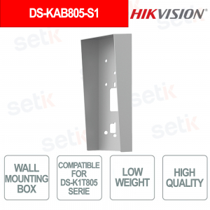 Staffa di Protezione per DS-K1T805 Shield Access Control Robusto e Compatto - Hikvision