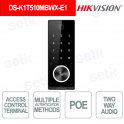 Hikvision IP65 WiFi PoE Face Recognition PIN Card Access Control Terminal with Two-Way Audio