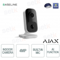 Ajax IndoorCam White – Indoor Wi-Fi Camera with AI, PIR, and HDR