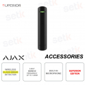 Ajax Superior GlassProtect Jeweller Black – Wireless Glass Break Sensor with Jeweller Technology