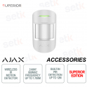 Ajax Superior MotionProtect Jeweler White – Professional Wireless PIR Sensor