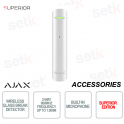 Ajax Superior GlassProtect Jeweller White – Wireless Glass Break Sensor with Jeweller Technology