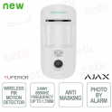 Ajax Superior MotionCam AM (PhOD) Jeweller White – Wireless Anti-Masking PIR Detector with HD Photo and Jeweller Communication